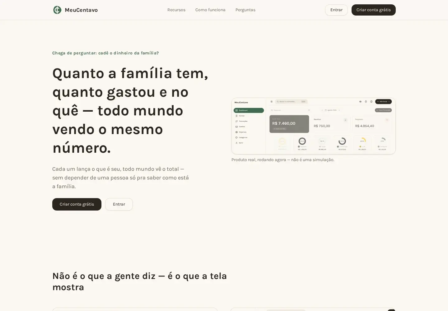 Landing page