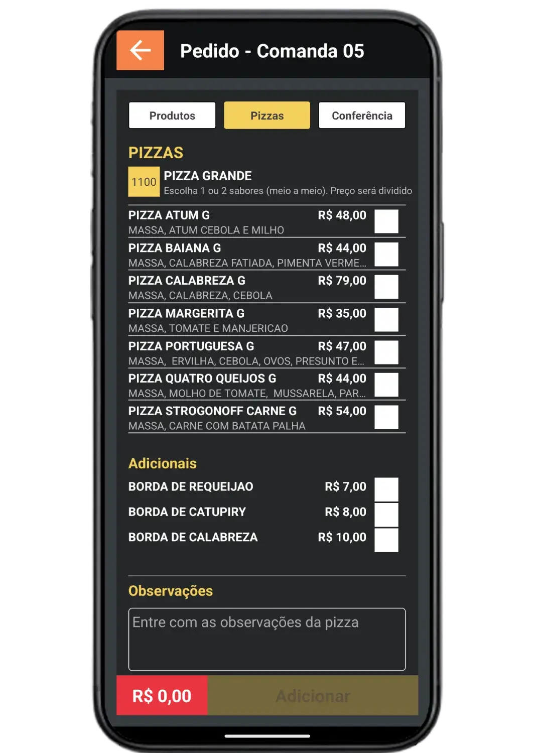 Pizza grande