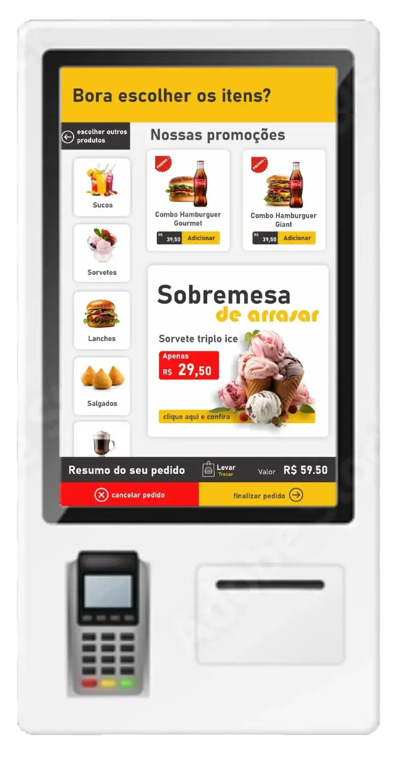 Listagem de produtos